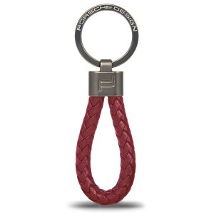 Porsche Keyring Leather Cord