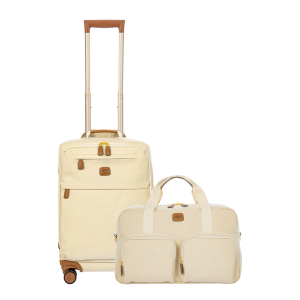 Volterra Trama Carry-On + Holdall Bundle in Cappuccino
